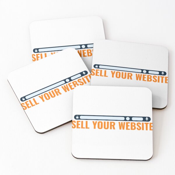 Item preview, Sell Your Website Browser Search Bar Sticker Tech Humor designed and sold by PixelWaveBD.
