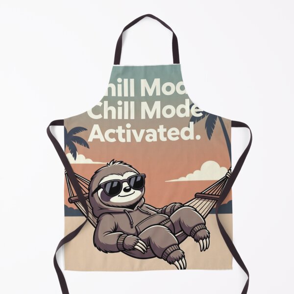 Item preview, Chill Mode Activated Sloth – Funny Tropical Relaxing Cartoon designed and sold by Art Bloom Studio.