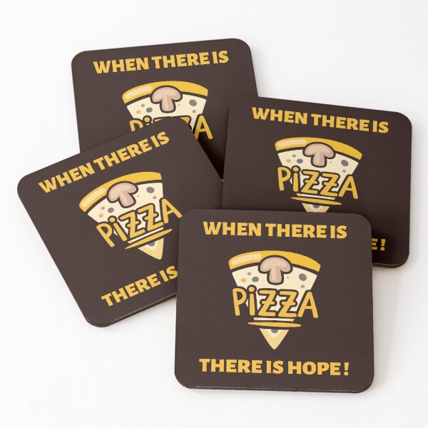Item preview, When there is pizza there is hope designed and sold by VIAFABRICE.
