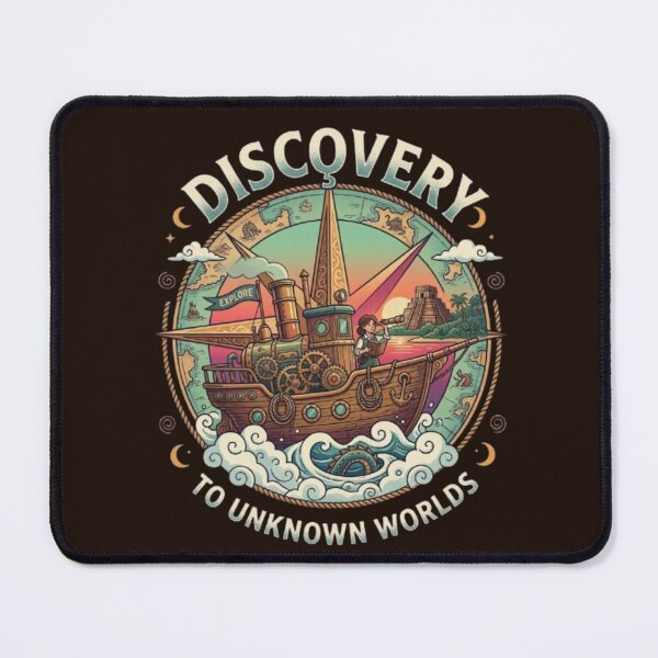 Item preview, Discovery – Steampunk Adventure Emblem designed and sold by Dogandesighn.