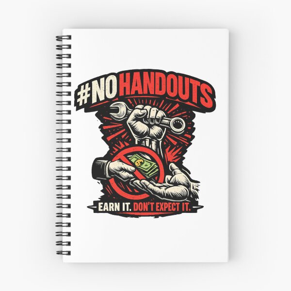 Item preview, No Handouts Strong Work Ethic designed and sold by Aminesnip.