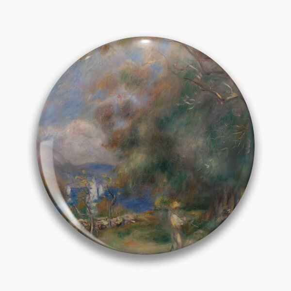 Item preview, Peninsula of Saint Jean by Pierre-Auguste Renoir: Sunlit Impressionist Seaside Poster designed and sold by artofuniverse.