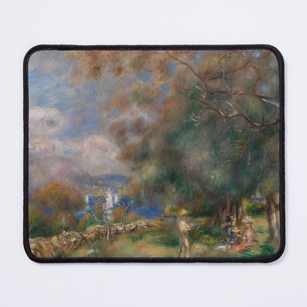 Item preview, Peninsula of Saint Jean by Pierre-Auguste Renoir: Sunlit Impressionist Seaside Poster designed and sold by artofuniverse.