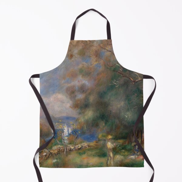 Item preview, Peninsula of Saint Jean by Pierre-Auguste Renoir: Sunlit Impressionist Seaside Poster designed and sold by artofuniverse.