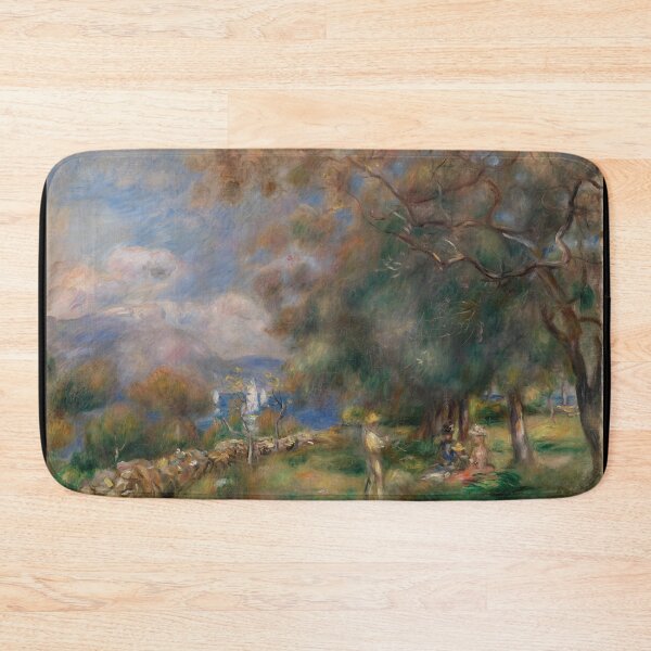 Item preview, Peninsula of Saint Jean by Pierre-Auguste Renoir: Sunlit Impressionist Seaside Poster designed and sold by artofuniverse.