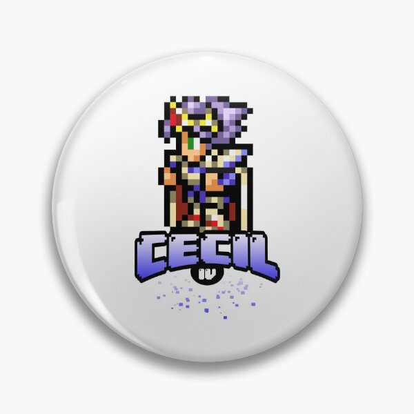 Item preview, Final Fantasy IV - Cecil Sprite designed and sold by ZeWissou.