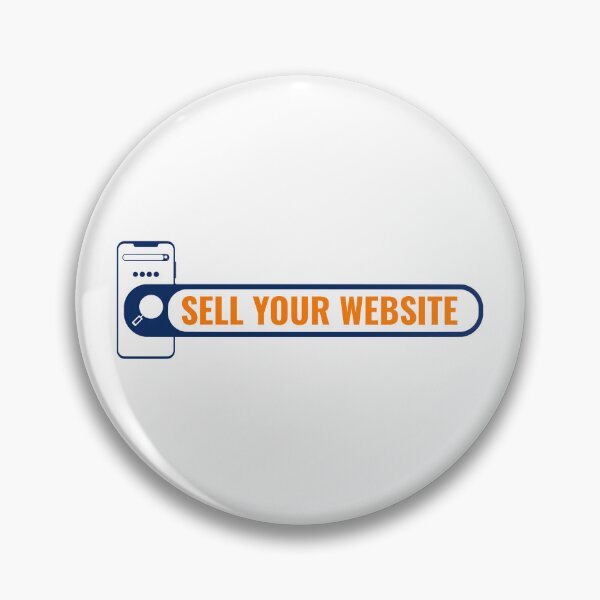 Item preview, Sell Your Website Mobile Search Bar Sticker Tech Entrepreneur Art designed and sold by PixelWaveBD.