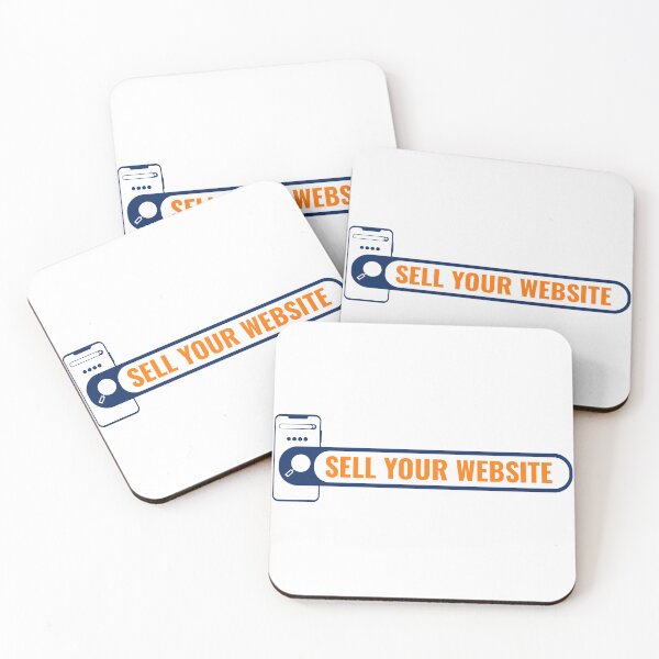Item preview, Sell Your Website Mobile Search Bar Sticker Tech Entrepreneur Art designed and sold by PixelWaveBD.