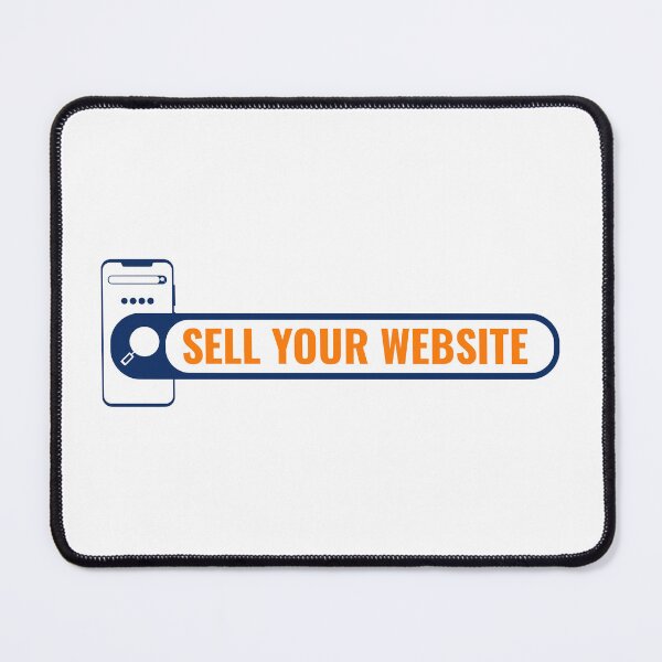 Item preview, Sell Your Website Mobile Search Bar Sticker Tech Entrepreneur Art designed and sold by PixelWaveBD.