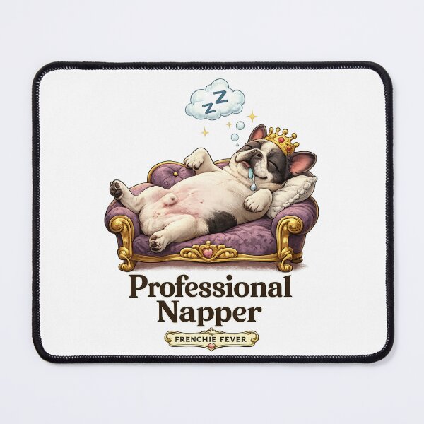 Item preview, Funny Sleeping French Bulldog Professional Napper designed and sold by Frenchie Fever.