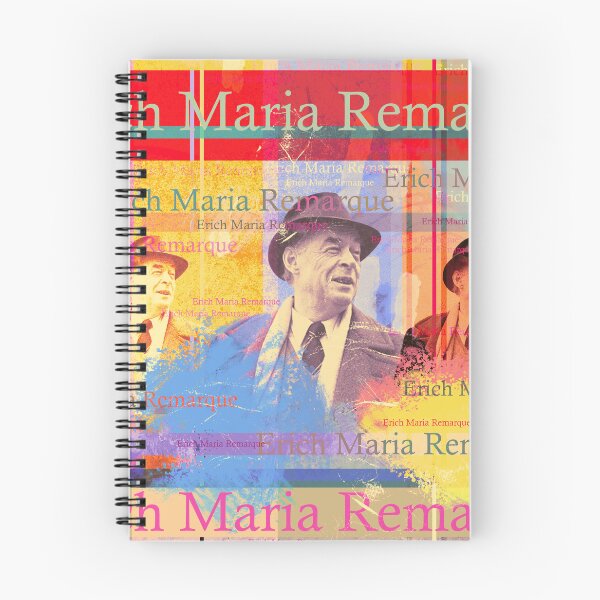 Aperçu de l'œuvre Erich Maria Remarque Littérature Pop Art Design créée et vendue par Mauswohn.