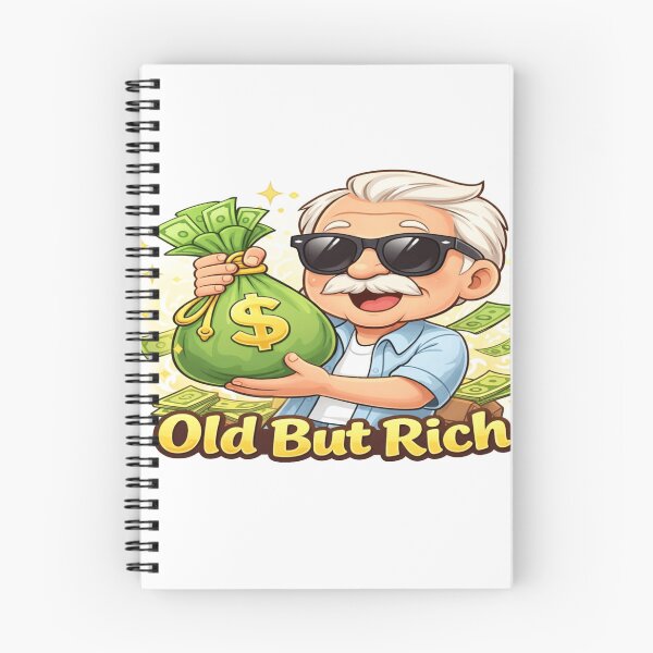Item preview, Old But Rich Funny Grandpa Money Design designed and sold by Sneh024.