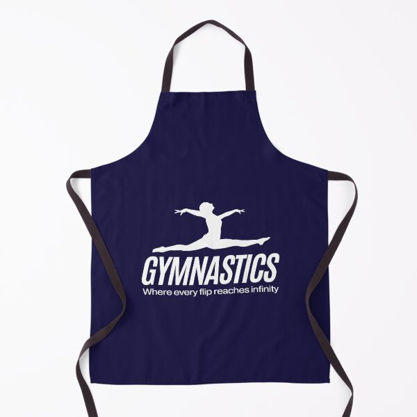 Item preview, Gymnast in a Perfect Split Leap Motivational Typographic  designed and sold by LoudVictory.