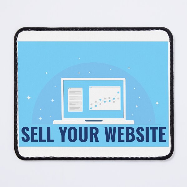 Item preview, Sell Your Website Digital Asset Business Analytics Tech Sticker designed and sold by PixelWaveBD.