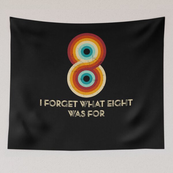 Item preview, Stripes Saying I Forget What Eight Was For  Violent Femmes Fan Stripes Saying  designed and sold by FCAARTCORNER.