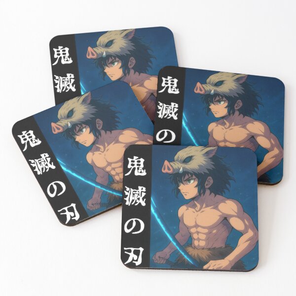 Item preview, Boar‑Masked Anime Fighter Profile – Wild Blue Warrior designed and sold by vistalyn.