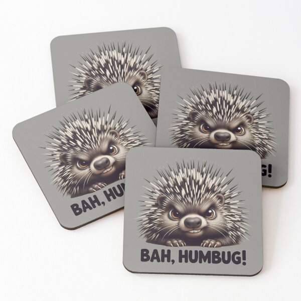 Item preview, Grumpy Porcupine "Bah, Humbug!"  designed and sold by QuirkySpark.