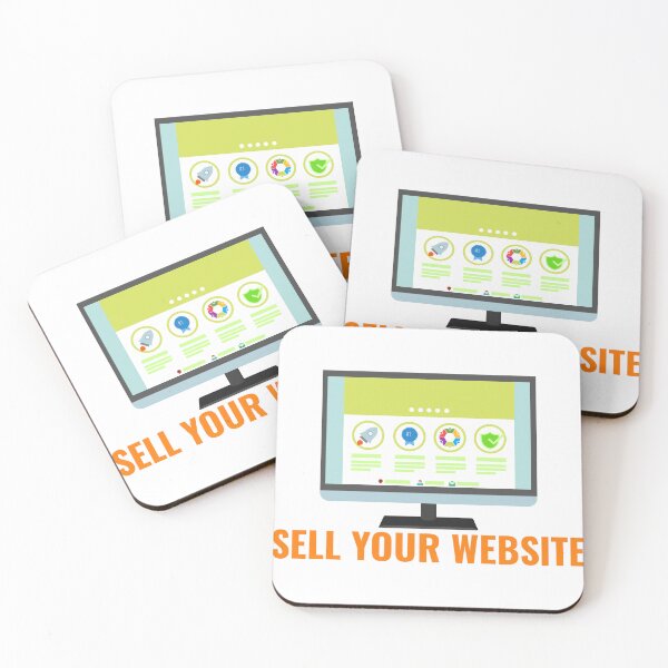 Item preview, Sell Your Website Startup Launch Security Tech Sticker designed and sold by PixelWaveBD.