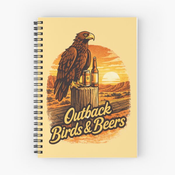 Item preview, Outback Birds & Beers – Wedgetail Eagle Aussie Bar Sunset designed and sold by PawPrintCustom.