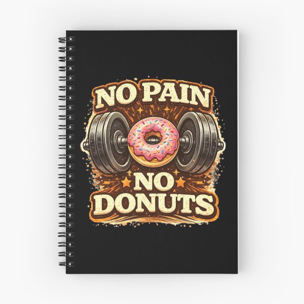 Item preview, No Pain No Donuts Funny Gym Workout Design designed and sold by Tropivaro.
