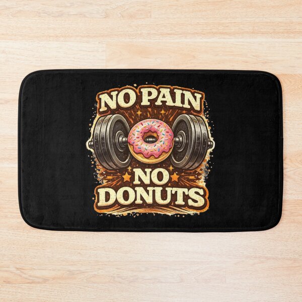 Item preview, No Pain No Donuts Funny Gym Workout Design designed and sold by Tropivaro.