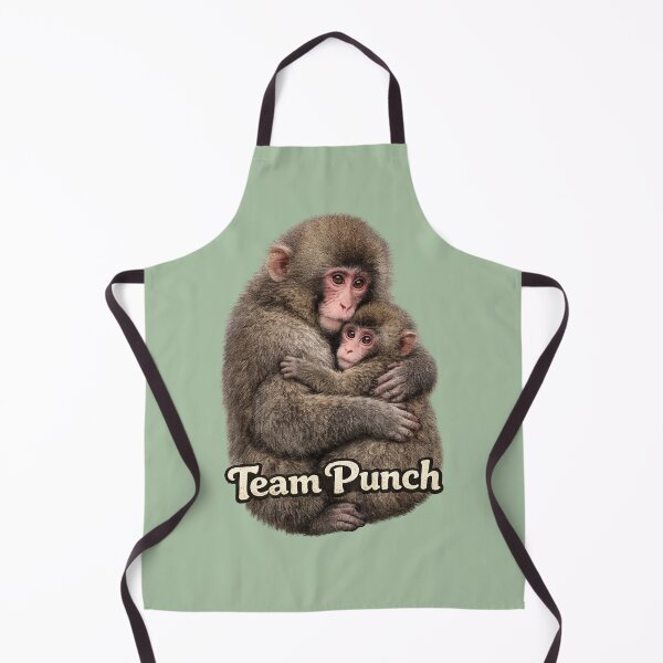 Item preview, Team Punch - Cute Baby Monkey Punch & Mother Hug | Kawaii Adorable Animal Love  designed and sold by PopCulturePixel.