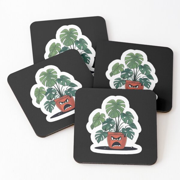 Item preview, Angry Potted Plant 4 Monstera designed and sold by TackyTime.