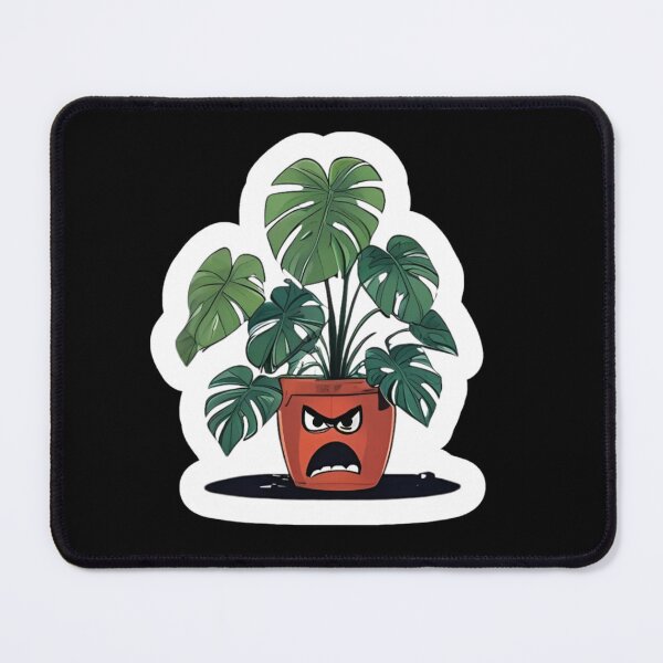 Item preview, Angry Potted Plant 4 Monstera designed and sold by TackyTime.