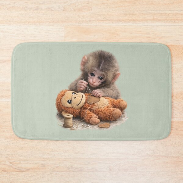 Item preview, Team Punch - Cute Baby Monkey Punch Repairing Plush Orangutan | Kawaii Wholesome Friendship Animal designed and sold by PopCulturePixel.