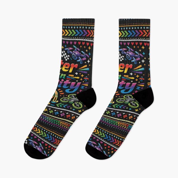 Item preview, Faster Than Gravity FPV Drone Racing Knitting Pattern designed and sold by Mauswohn.