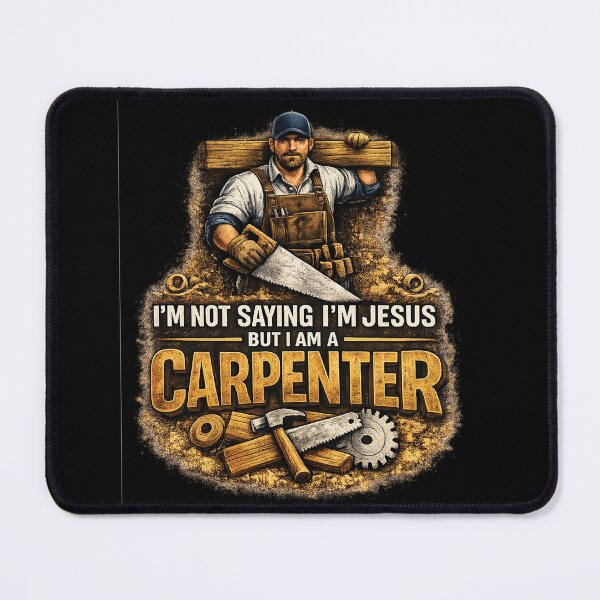 Item preview, I'm Not Saying I'm Jesus But I Am A Carpenter designed and sold by MasticGraphic.