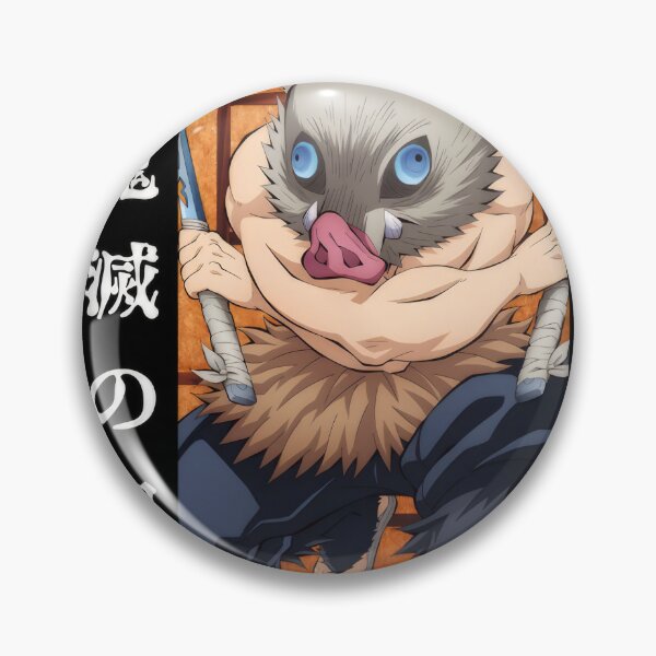 Item preview, Boar‑Masked Anime Fighter Profile – Wild Blue Warrior designed and sold by vistalyn.