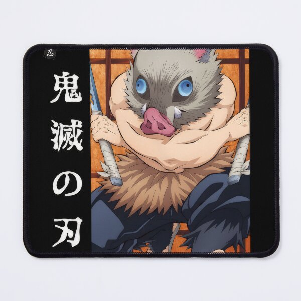 Item preview, Boar‑Masked Anime Fighter Profile – Wild Blue Warrior designed and sold by vistalyn.
