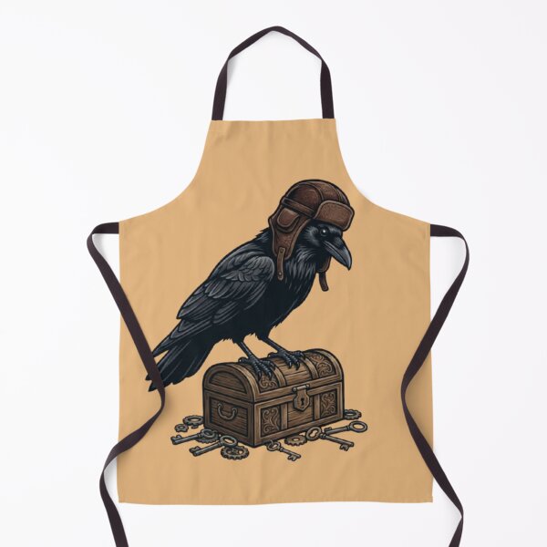 Item preview, Aviator Raven – Treasure Keeper Emblem designed and sold by Dogandesighn.