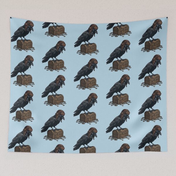 Item preview, Aviator Raven – Treasure Keeper Emblem designed and sold by Dogandesighn.