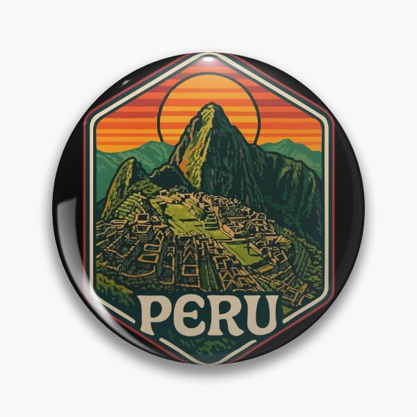 Item preview, Peru Machu Picchu Retro Travel designed and sold by TomFrontierArt.