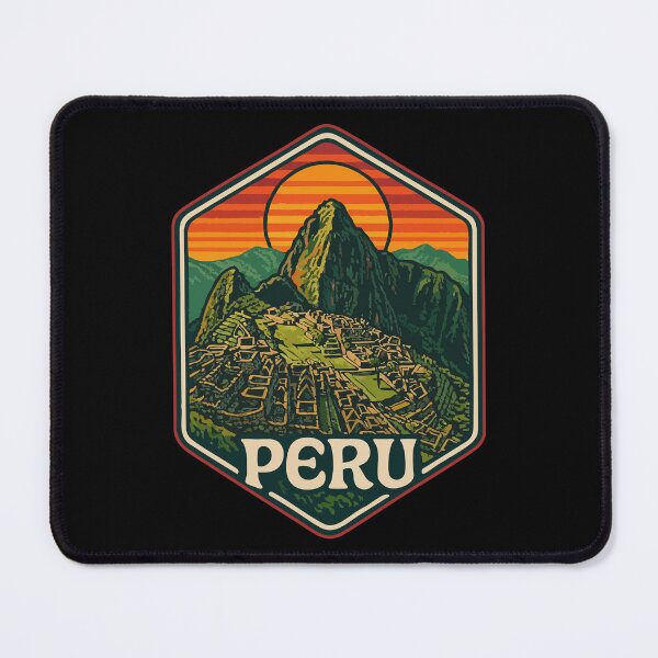 Item preview, Peru Machu Picchu Retro Travel designed and sold by TomFrontierArt.