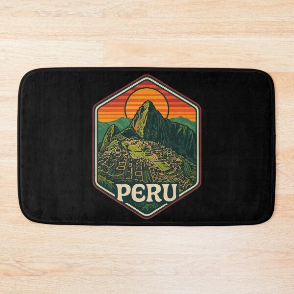 Item preview, Peru Machu Picchu Retro Travel designed and sold by TomFrontierArt.