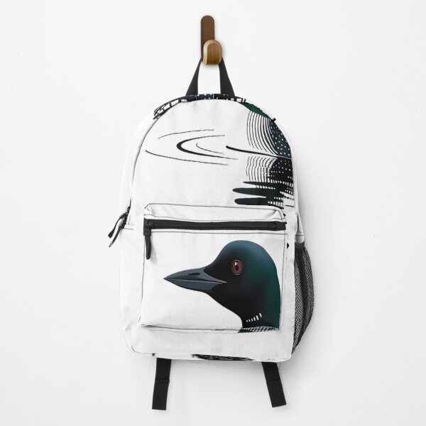 Item preview, minimalist Common Loon on Still Water, designed and sold by aiTrendy09.