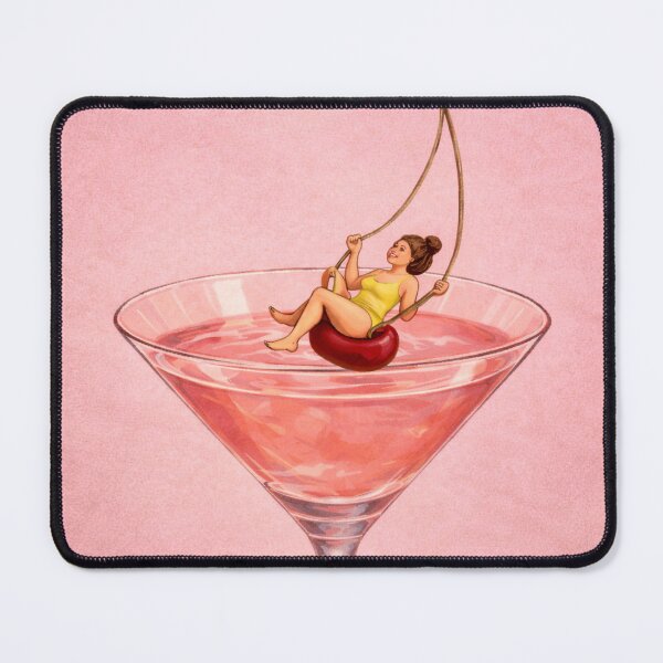 Item preview, Cherry Swing – Retro Summer Illustration designed and sold by Quiet Sun.