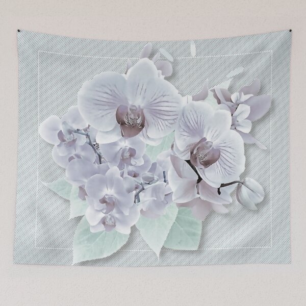 Item preview, Orchid Flower Offset Art Print designed and sold by Dahneray1.