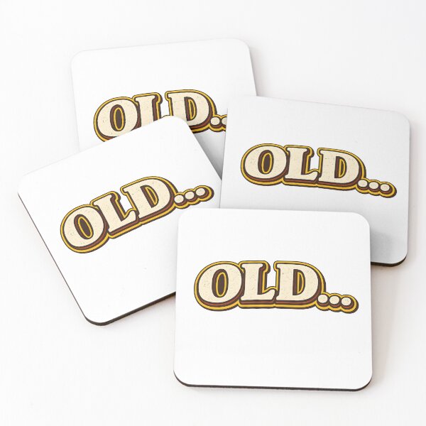 Item preview, OLD… – Retro Minimalist Lettering | Funny Aging Humor Design designed and sold by Mavriboy.