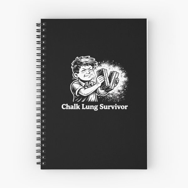 Item preview, Chalk Lung Survivor | Retro Classroom Humor | 80s & 90s School Nostalgia designed and sold by RollFuzzy.
