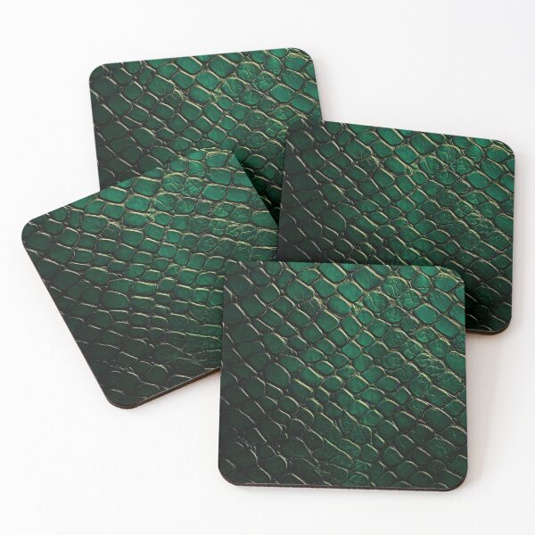Item preview, Dark Green Snake Skin Luxury Reptile Texture Pattern designed and sold by Peac7e.