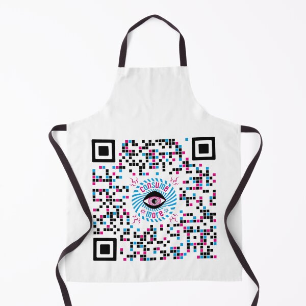 Item preview, Consume More – Functional QR Code Art Print And Design designed and sold by Fabulosa Designs.