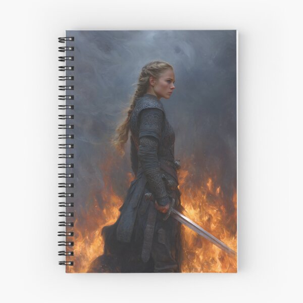 Item preview, Brynhild Walking Through Fire designed and sold by NordicDreams.