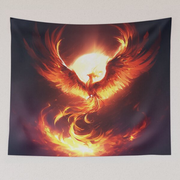 Item preview, Blazing Phoenix Rising From Eternal Flames designed and sold by Christian Weiss.
