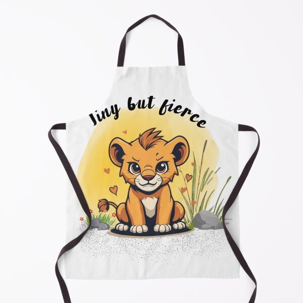 Item preview, Tiny But Fierce Cute Baby Lion designed and sold by ikaysCreative.