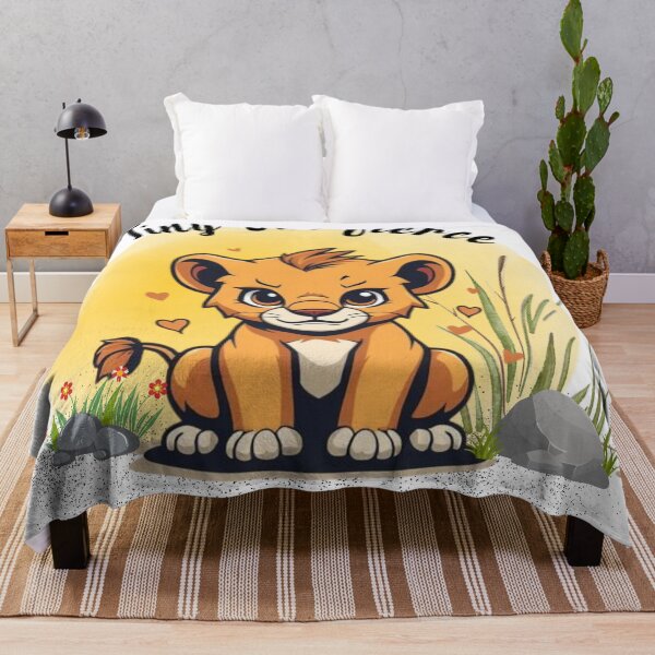 Item preview, Tiny But Fierce Cute Baby Lion designed and sold by ikaysCreative.