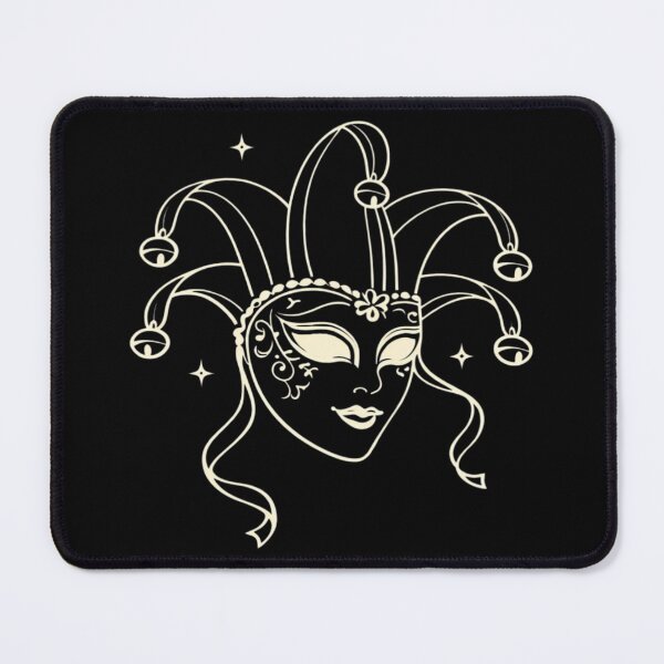 Item preview, Minimalist Venetian Mask Line Art Design designed and sold by LoppiPrintShop.